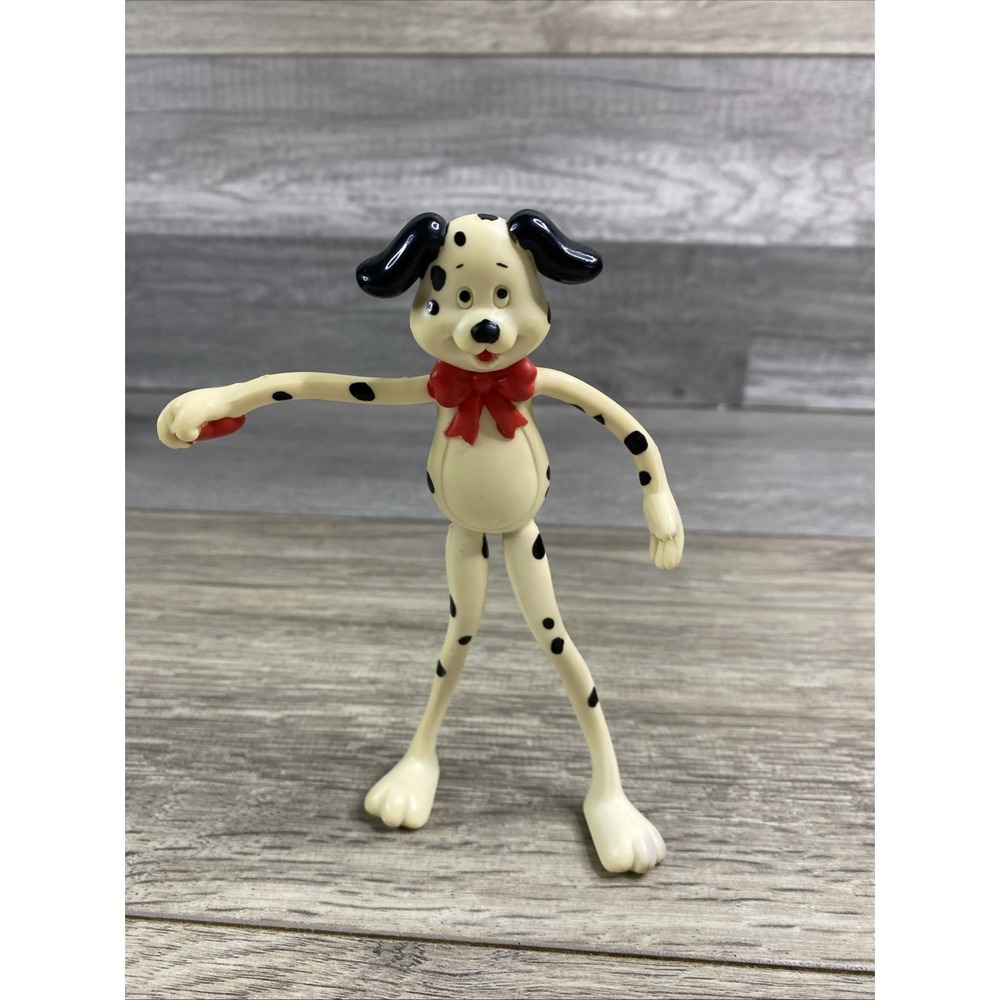 Vintage 1980s Russ Bendy Bendable‎ Dalmatian 6" Figure with Heart 1025-107